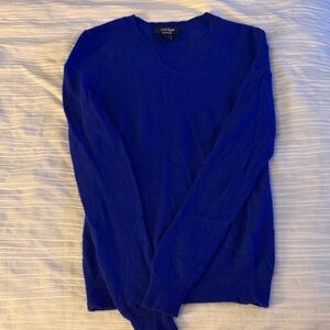 Vibrant Blue Cashmere Sweater